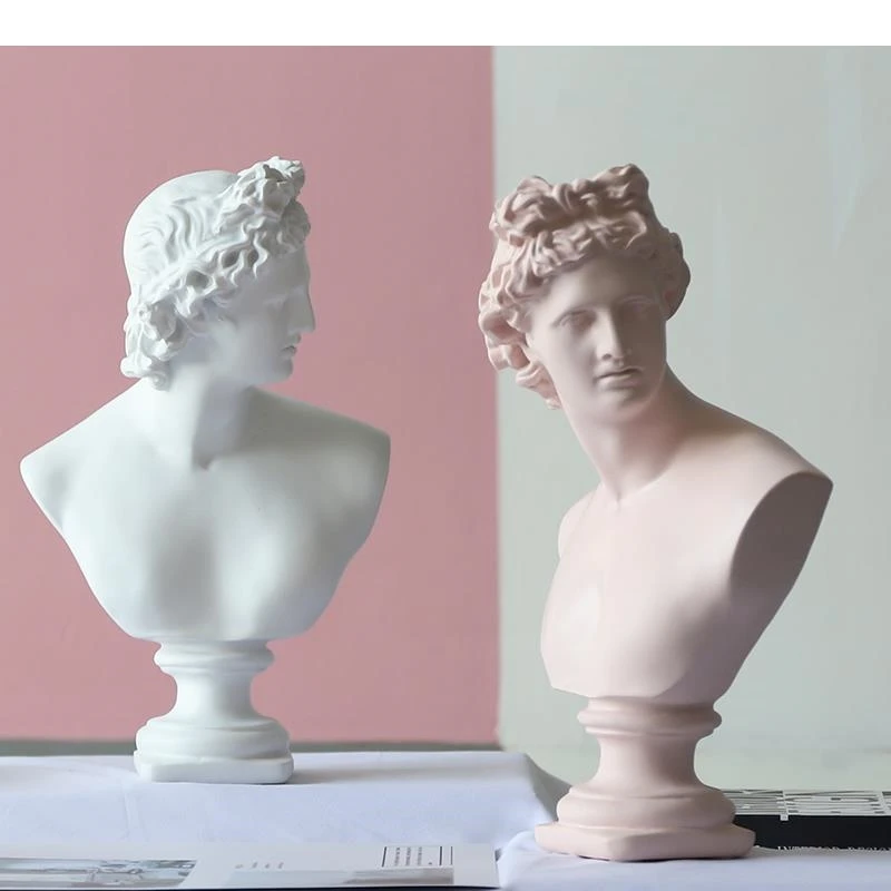 European Mythology Figure Anna David Sculpture Desk Decoration Artwork Ornaments Thinker Crafts Statue Modern Home Decor