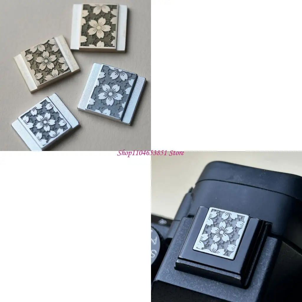 

Brass Camera Shutter Release Button Flower Engraving for XT5/XT30 A7C2Camera