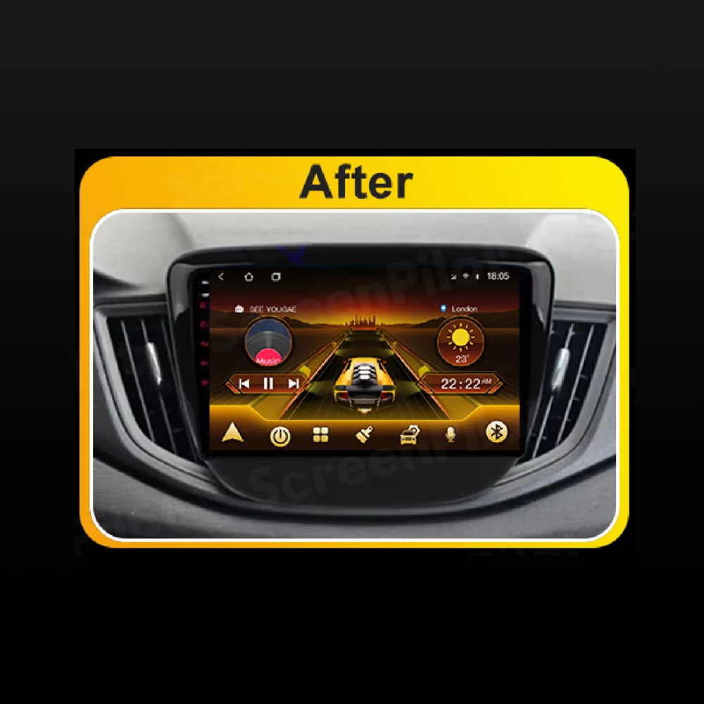 Android 16 For Chevrolet CAVALIER 2016 2017 2018 2019 Car Radio GPS Navigation Multimedia Video Player  Wifi RDS DSP
