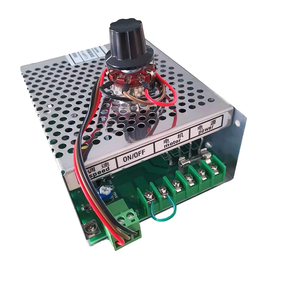 Motore mandrino raffreddato ad aria ER16 Mandrino CNC 500W DC Motore mandrino ad alta velocità 110VDC 12000RPM per incisione PCB mandrino cnc