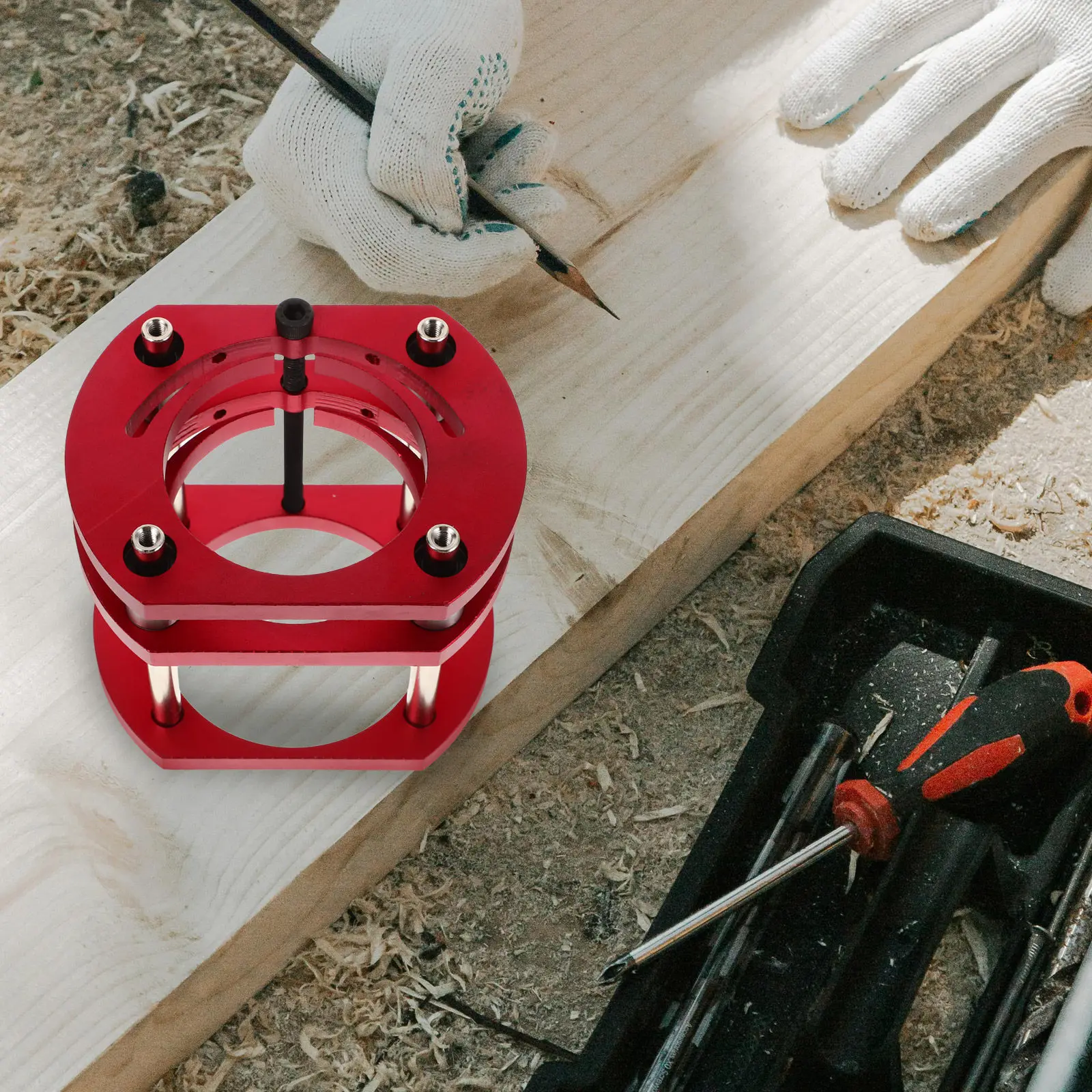 Router Lift Base Inverted Milling Table Lifting System for Small Electric Tenoning Trimming Chamfering Router Workbench
