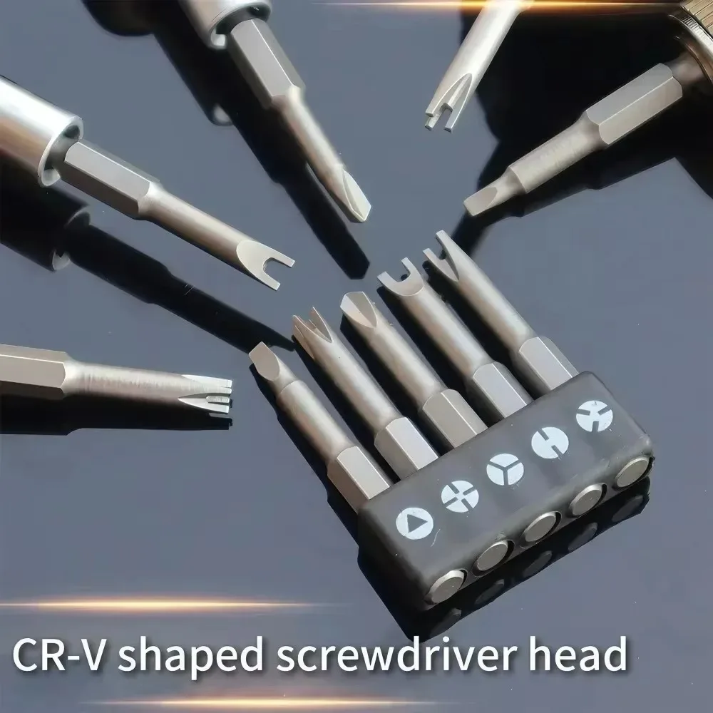 Special-shaped Screwdriver Set 50mm U-shaped Y-Type Triangle Inner Cross Three Points Screwdriver Bit Tool Kit L-wrench 