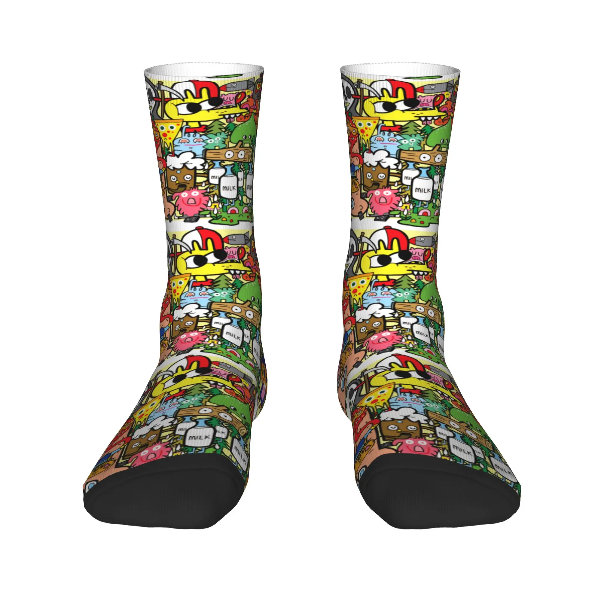 Jons Burgermans art Socks Autumn  Stockings Trendy Couple Breathable Socks Graphic Outdoor Sports Anti Skid Socks