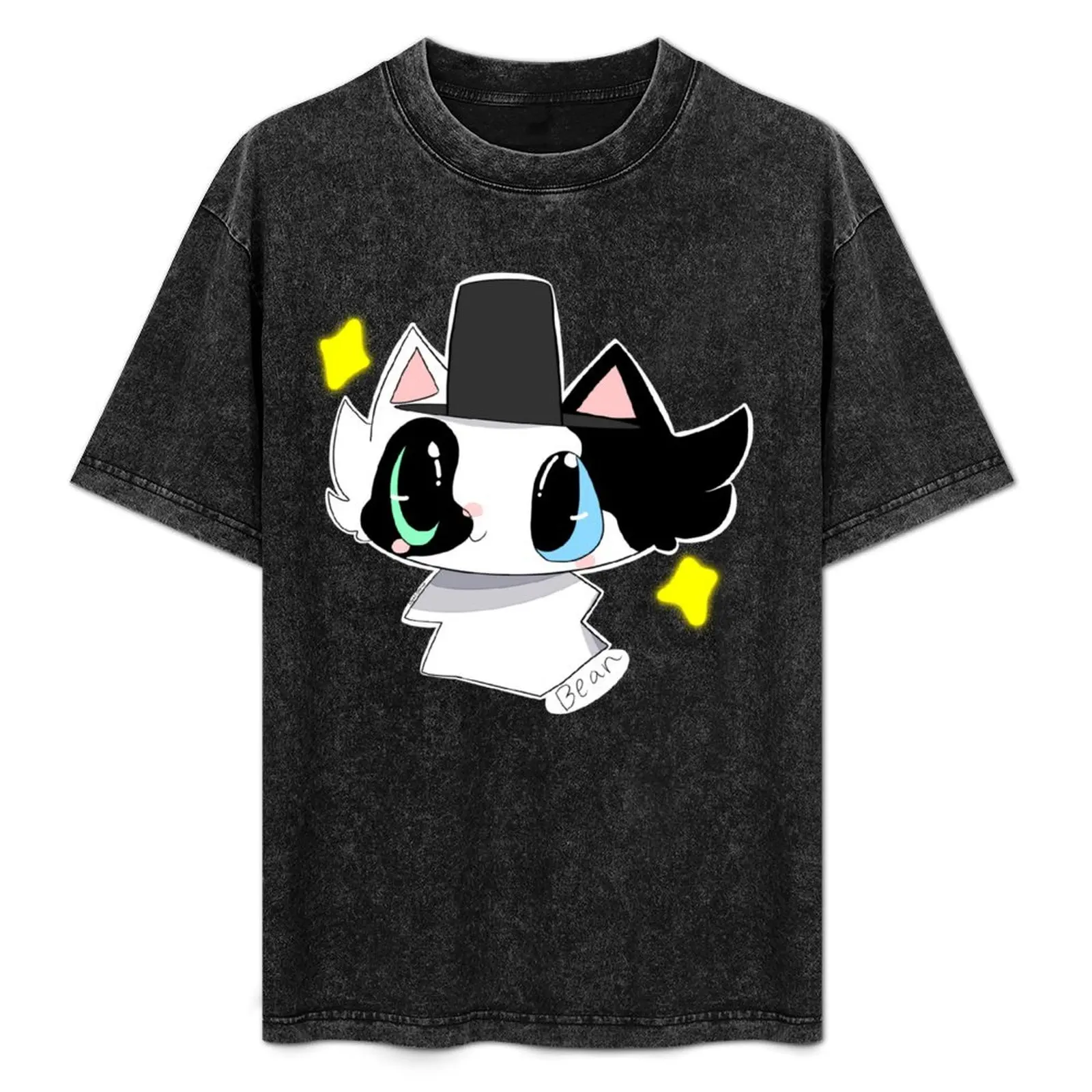 

Bean the Cat! (OC Commision) T-Shirt Large Size Short Sleeve T-Shirt