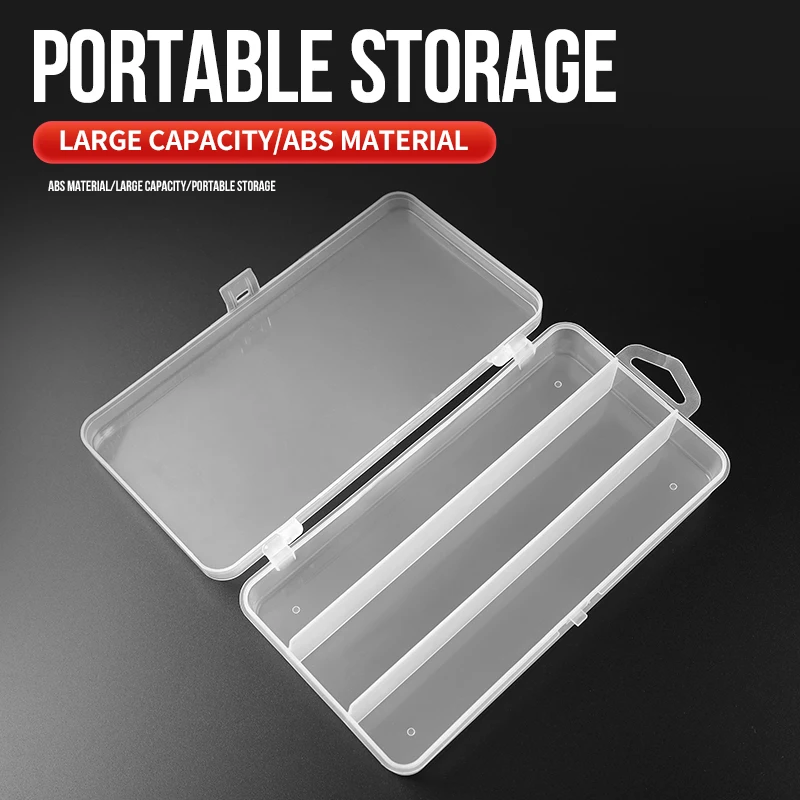 TAIYU 3 Compartment Mini Fishing Tackle Box Storage 13cm 17cm Lure baits Minnow Pencil Lure High Quality Fishing Box