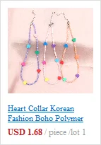 Einfache Rocailles Strang Halsband Mode Koreanische Kragen Charme Bunte Handgemachte Böhmen Halskette Frauen Strand Weibliche Schmuck – Detail 10