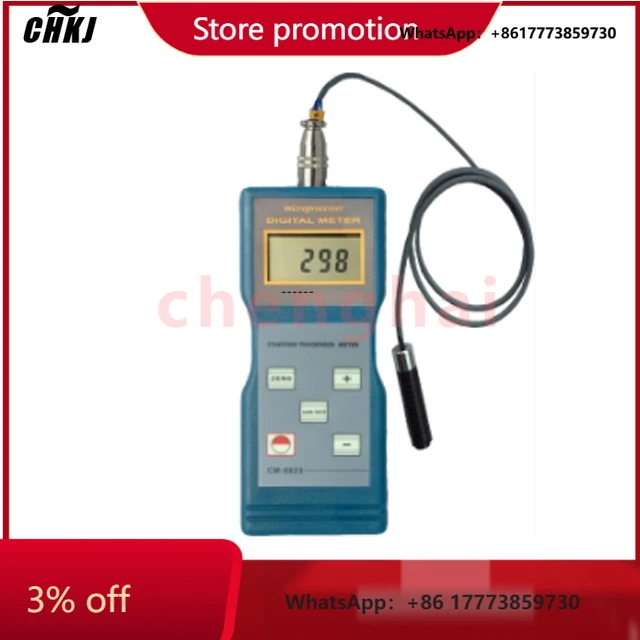 

CHKJ-2025NEWCM Series ABS Coating Thickness Meter Galvanized Gauge Type