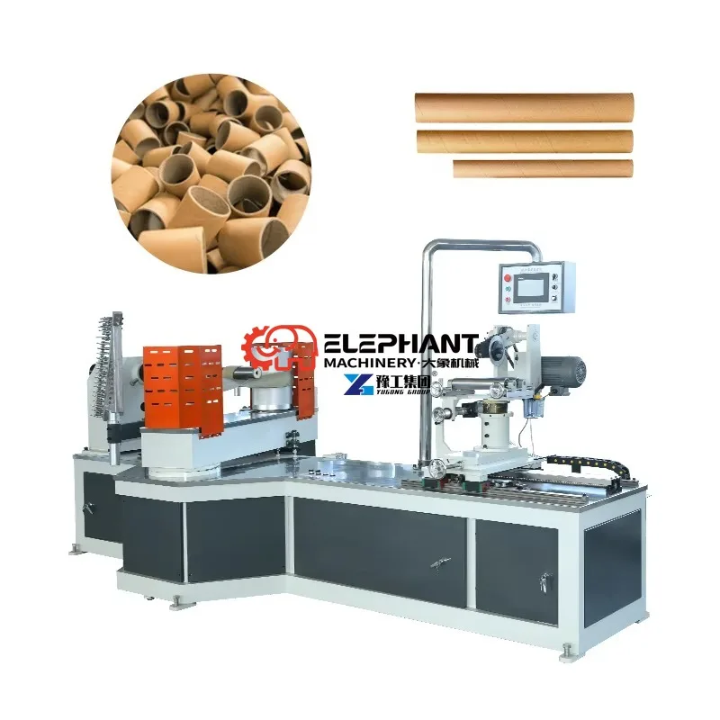 2-16 Layer Kraft Cardboard Automatic Toilet Paper Core Tube Making and Cutting Industrial Machinery