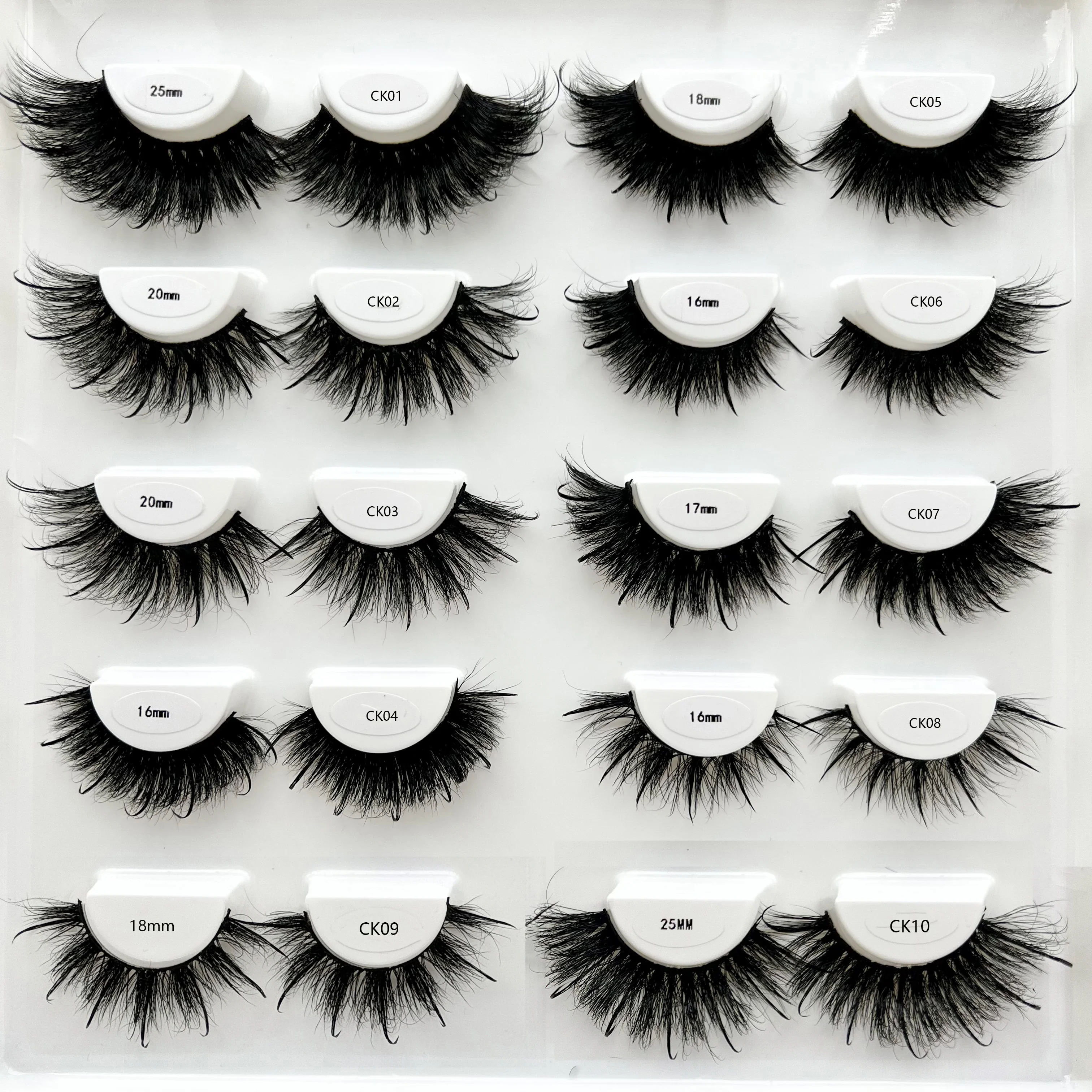 เปียก Lashes Spikes Volume Fluffy Full Strip Mink Lashes อุปกรณ์แต่งหน้า Mink Eye Lashe ผู้ขายเปียก Manga Lashes ขนตาปลอม