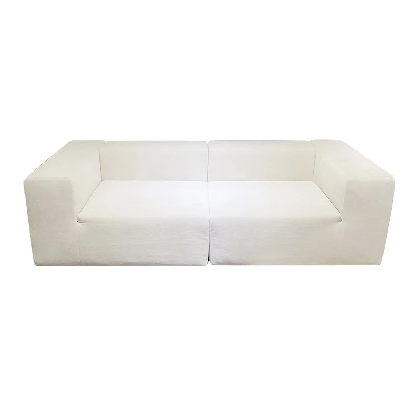 

Vacuum compression tofu block sofa fabric sofa living room straight row dismantling and washing project hotel category