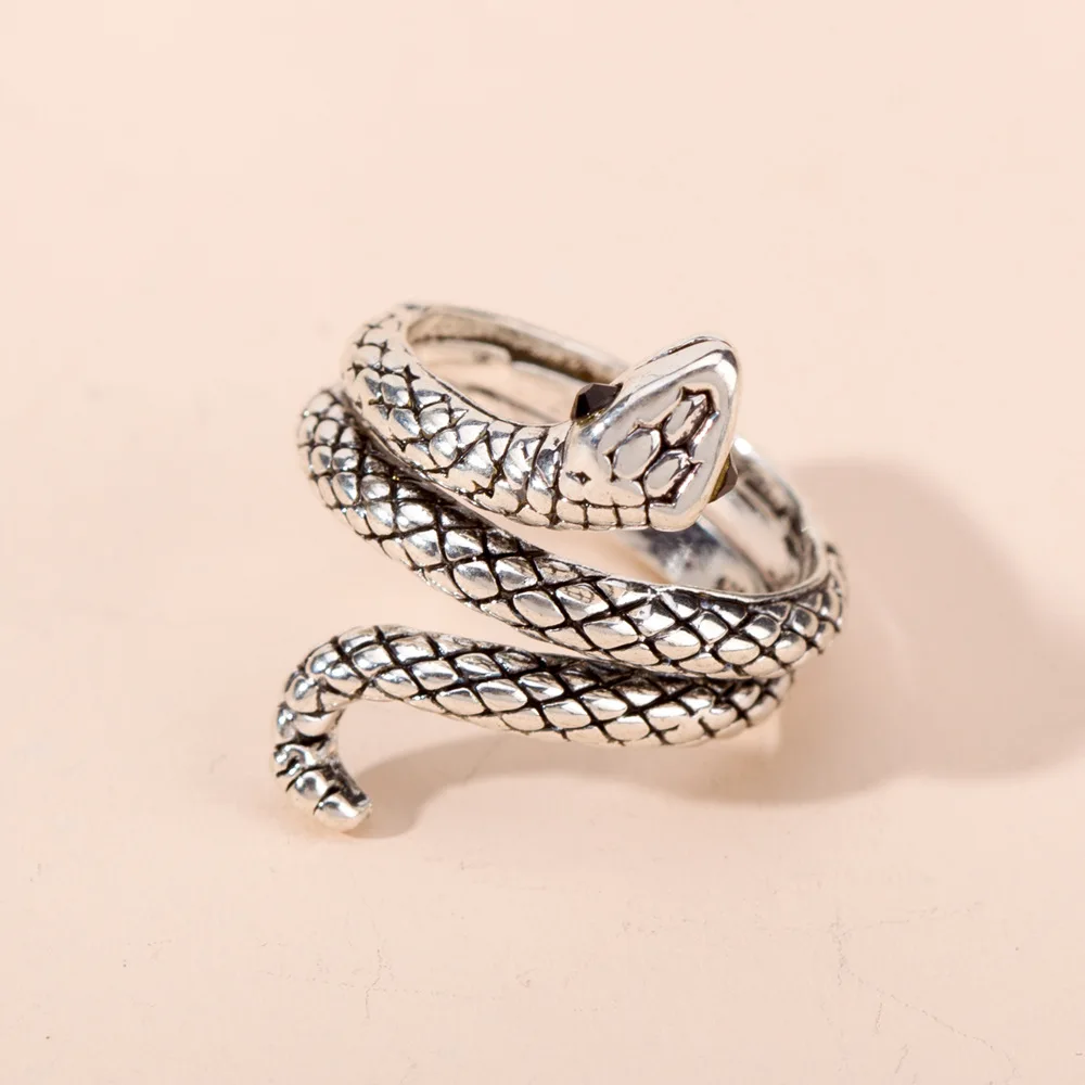 Lost Lady New Best Selling Animal Snake Adjustable Ring For Women Same Style Girls Cocktail Reception Ring Fashion Jewelry Gifts