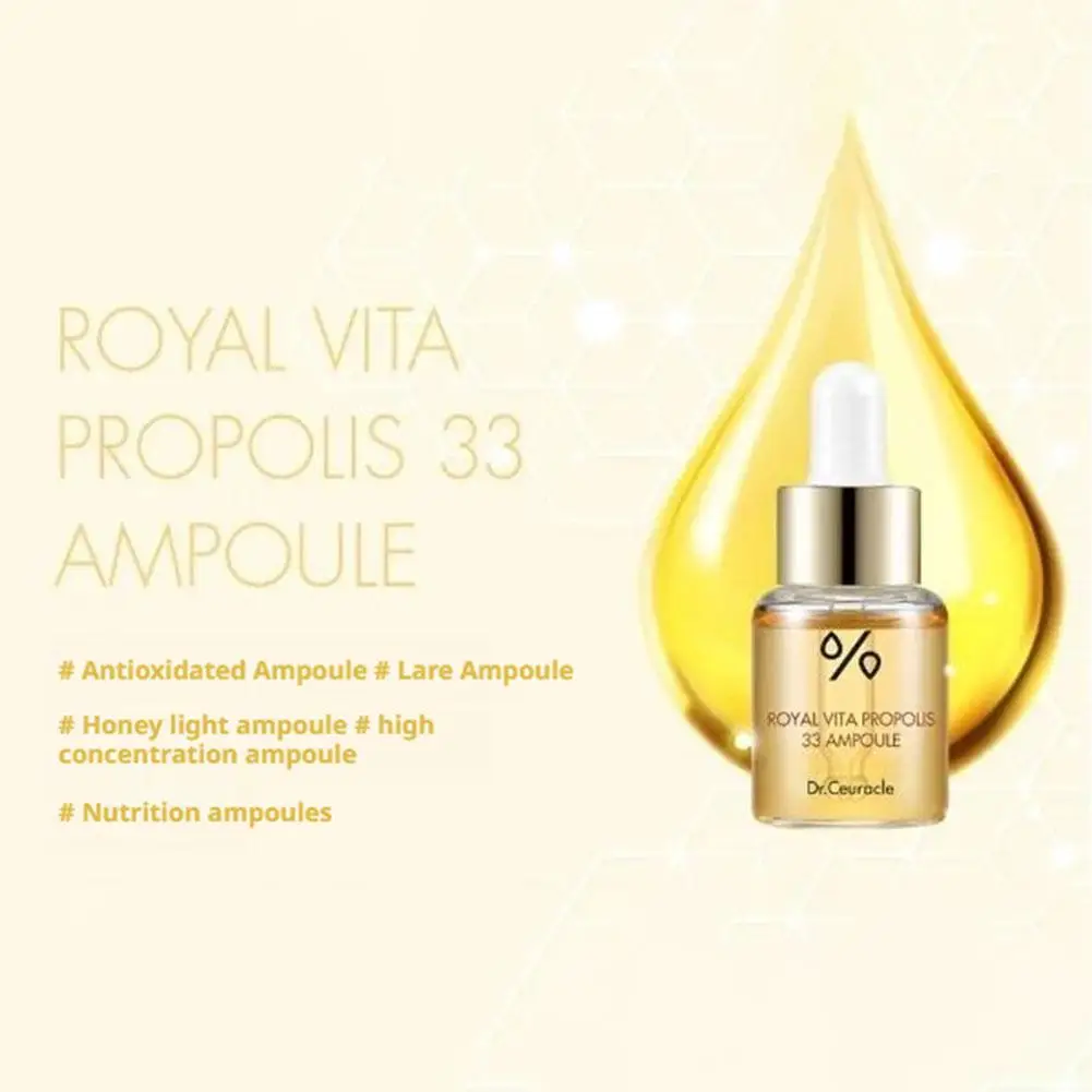 رويال فيتا بروبوس 33 أمبولة جوهر متوهجة الجلد المغذي جوهر ثبات الجلد مكافحة الشيخوخة تنشيط الجلد مصل العناية بالبشرة #4