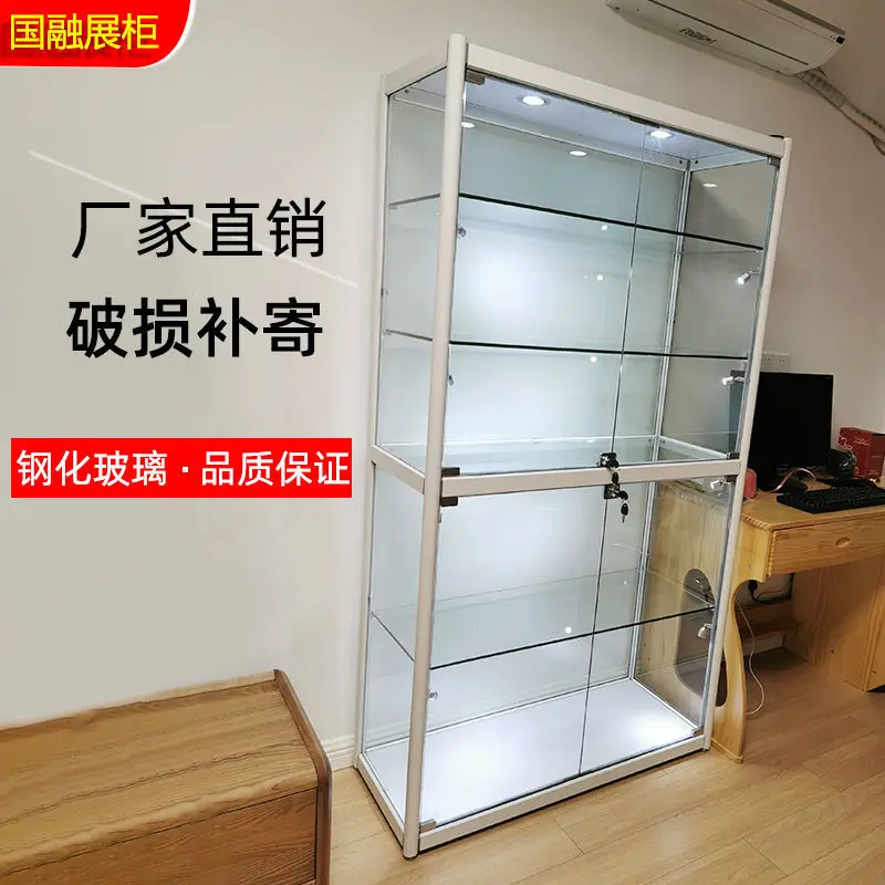 カスタム。 [1577 再購入] Yixin ディスプレイキャビネットおもちゃ棚防塵ホームガラスディスプレイキャビネット置物アニメモデル S