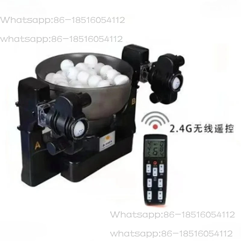 S-1001 Double-Headed Table Tennis Tee -Rotating Multi-Drop Point Automatic Pitching Ball