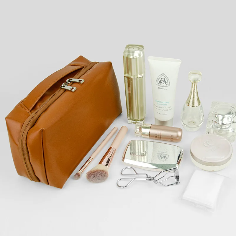 Cosmetic bag niche design high-end large capacity multifunctional digital handbag