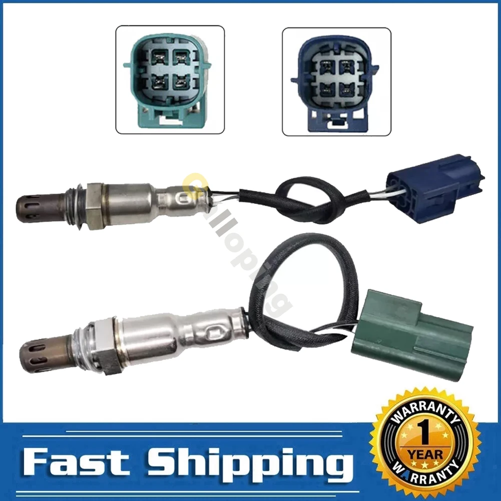 2x Downstream O2 Oxygen Sensor 2 Bank 1 2 for 2003 2004 2005 2006 Nissan 350Z Infiniti G35 3.5L 2007 2008 2009 Infiniti M45 4.5L