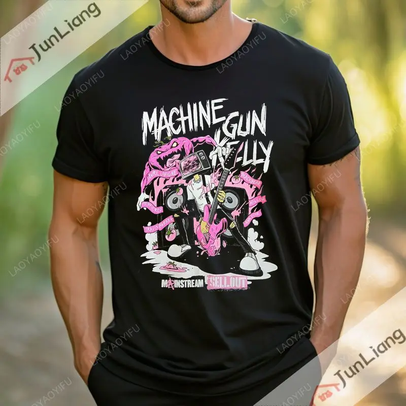 Mgk Machine Gun Kelly T-shirt Fashion High Quality Short Sleeve T-shirt 100% Cotton Loose Casual Top Shirt Unisex Fan Gift