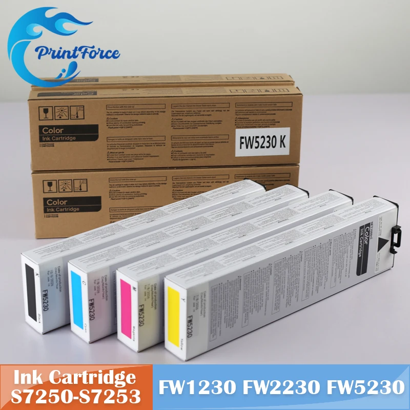 S-7250 S-7251 S-7252 S-7253 Ink Cartridge for Riso FW1230 FW2230 FW5230 FW5231 FW5000 FW 1230 2230 5230 5231 5000