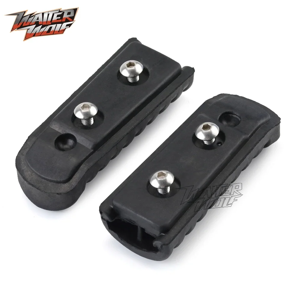 Z900 er6n frente apoio para os pés capa de borracha para kawasaki z750 z1000 versys ninja 250r 400 650 zx6r zx9r zx12r gpz motocicleta pé pegs