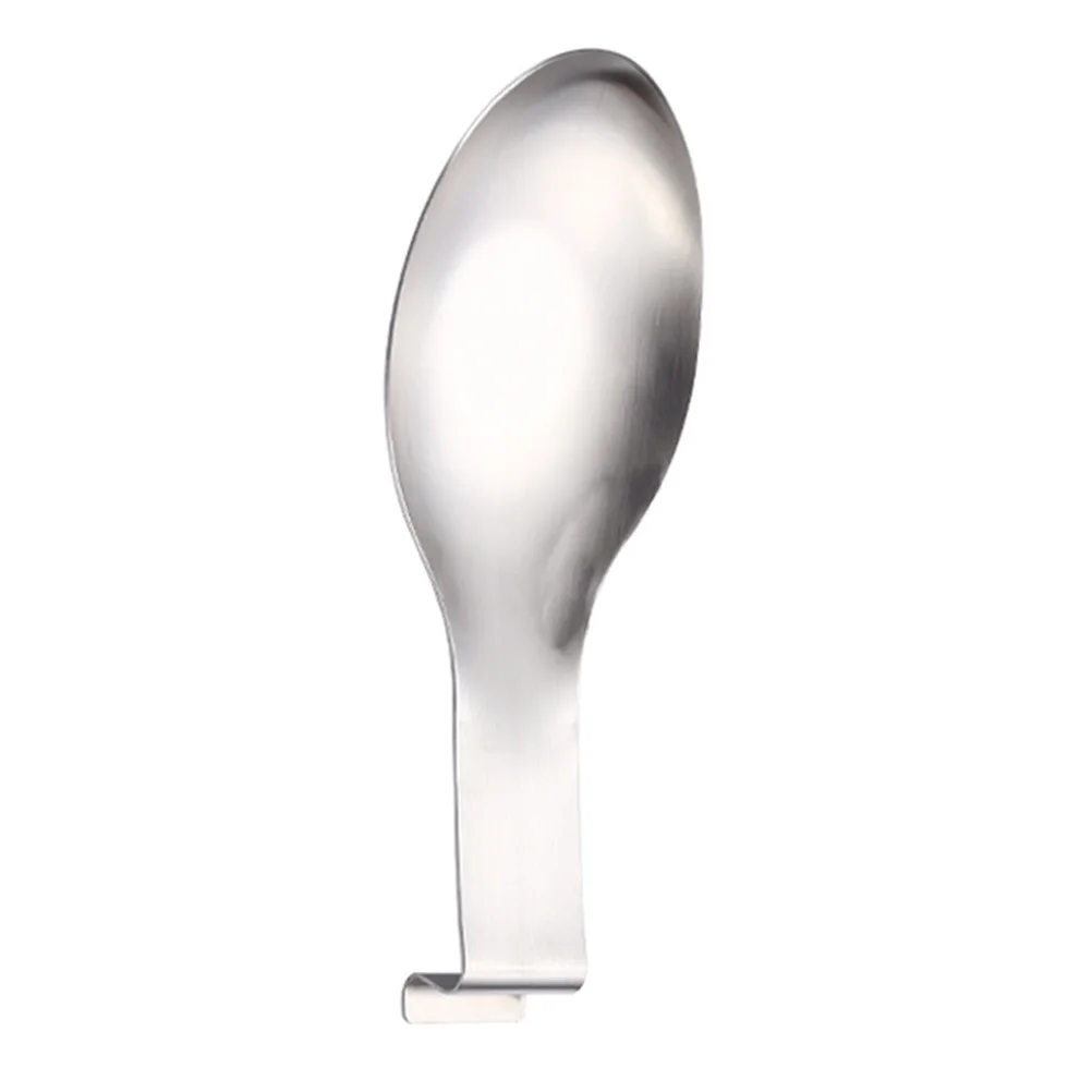 

Spoon-Shaped Tray Kitchen Utensils Storage Stainless Steel Ladle Holder Rack Cooking Scoops Tableware Organizer