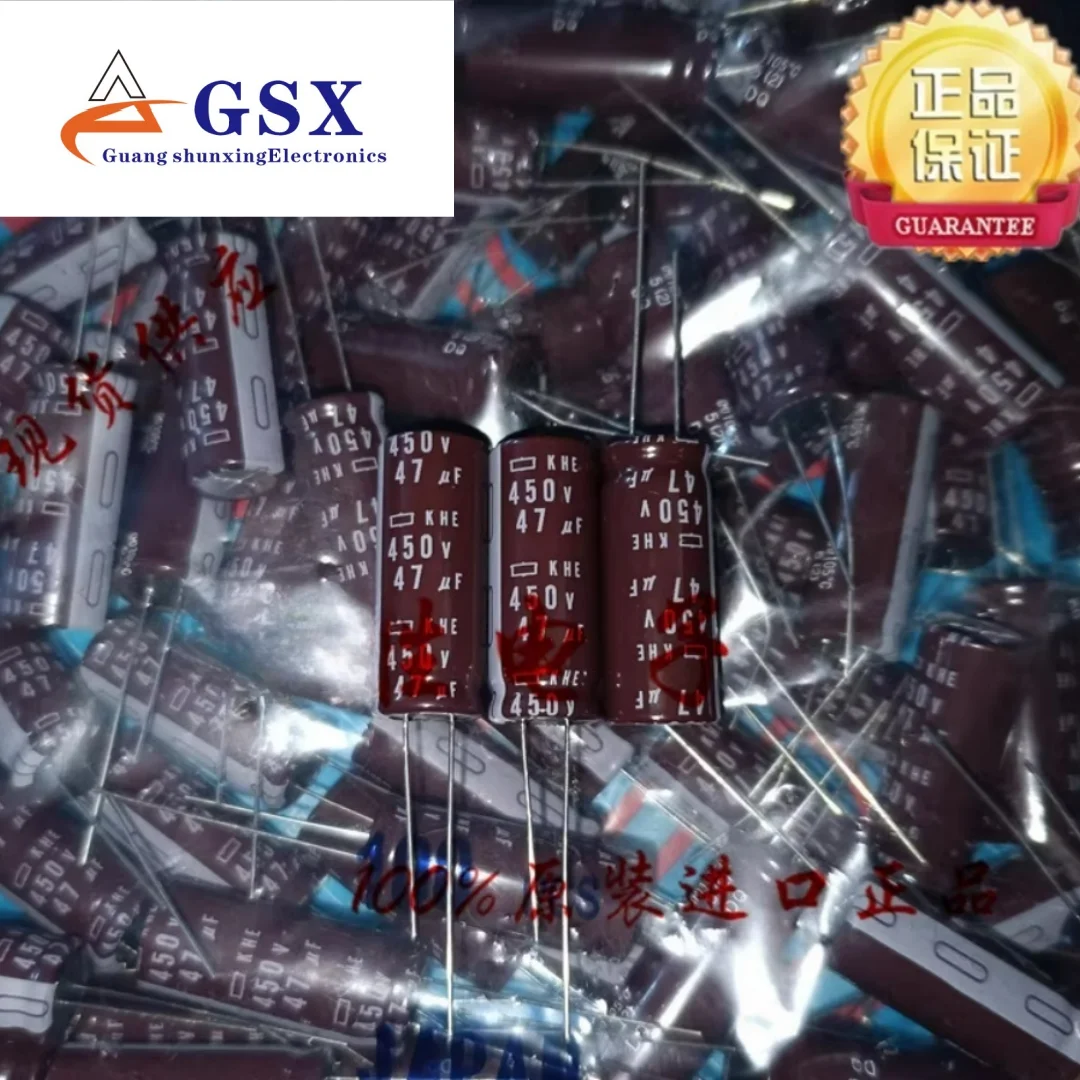 

47UF 450V Japan NCC Black King Kong Capacitor 450V47UF 12.5*30 KHE 105 degrees