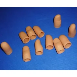 10Pcs/lot Super Small Soft Thumb Tip Finger Fake Magic Tricks Close Up Vanish Appearing Finger Trick Props Toy For Childen Funny