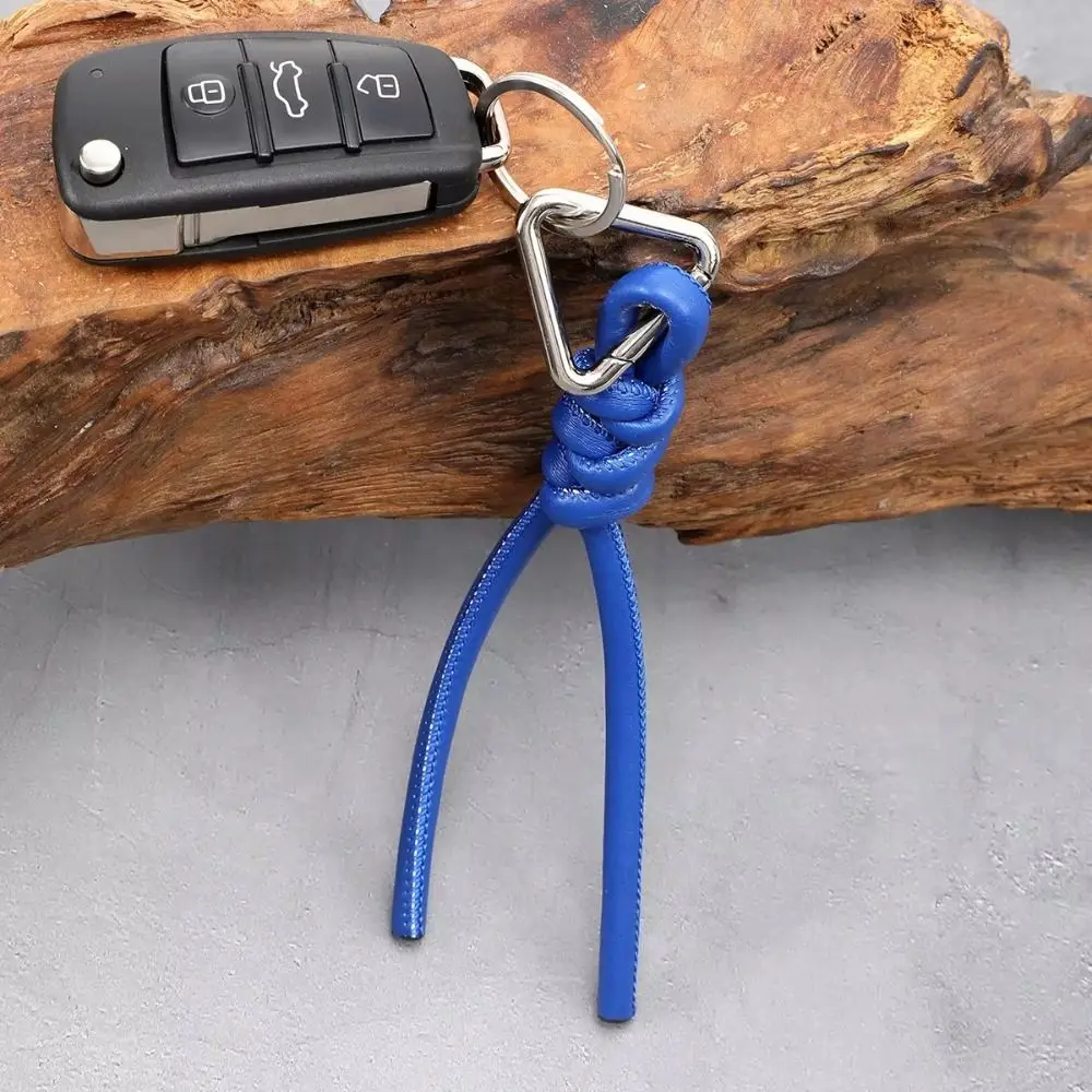 Gifts PU Triangle Shaped Keychain Y2K DIY Colorful Bag Pendant Keychain Rope Keychain