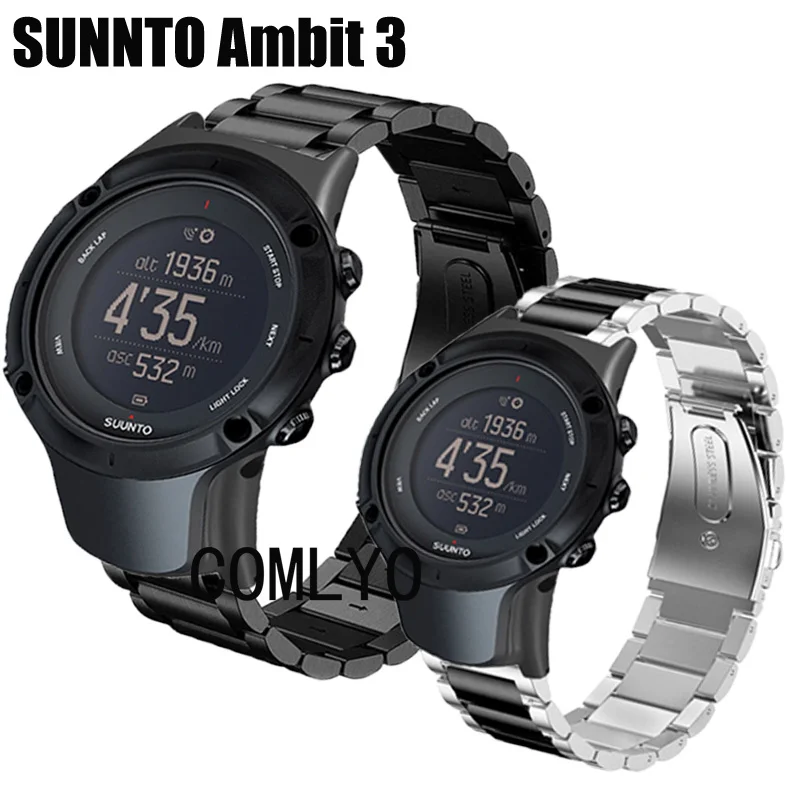 Metal Band For SUUNTO Ambit 3 Sport Run Smart Watch Strap Stainless Steel Bracelet Men Belt