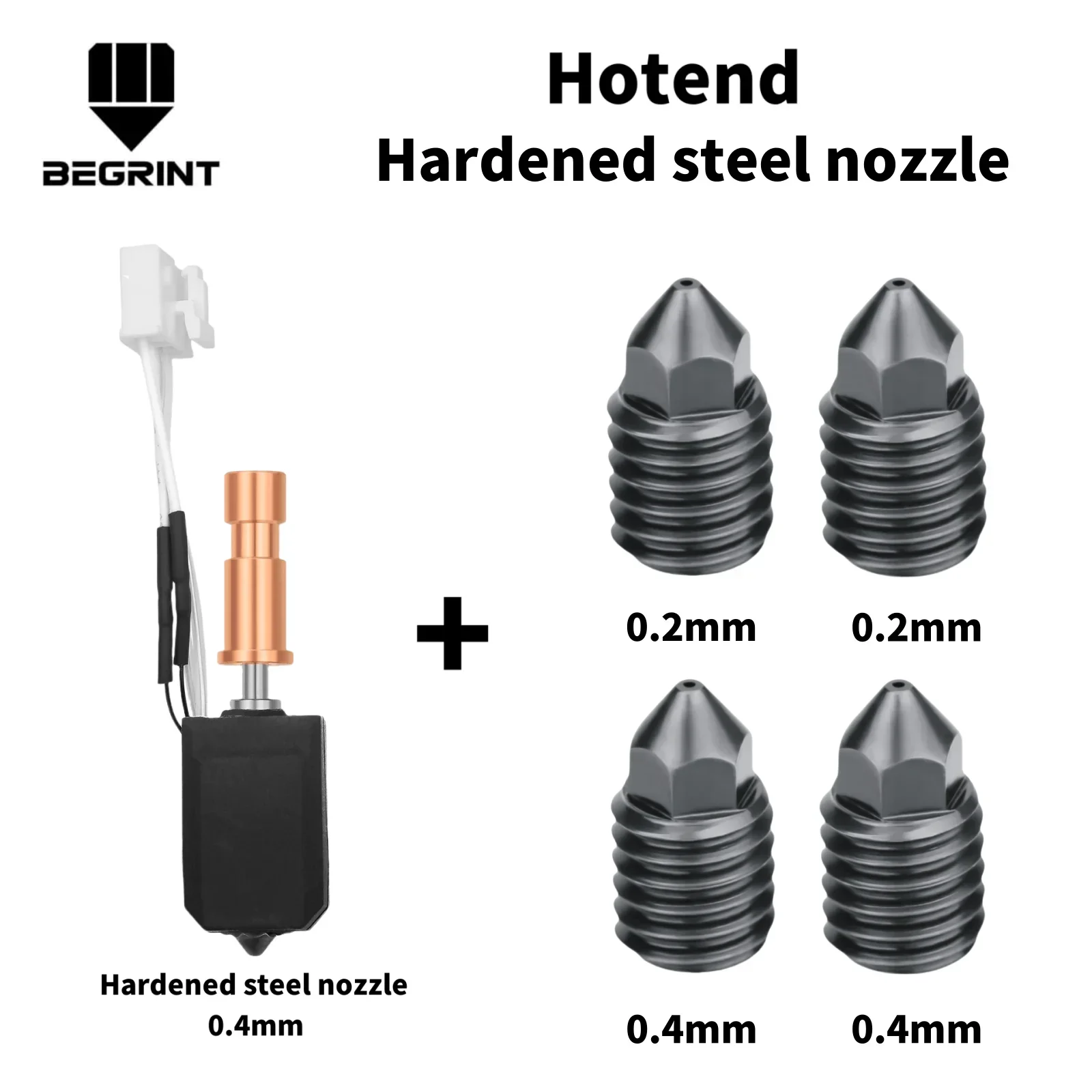 Vollmetall-Hotend für Anycubic Kobra S1/S1Combo, 24V 48W, schnelles Aufheizen, Keramikheizung, gehärtete Stahldüse für Kobra S1