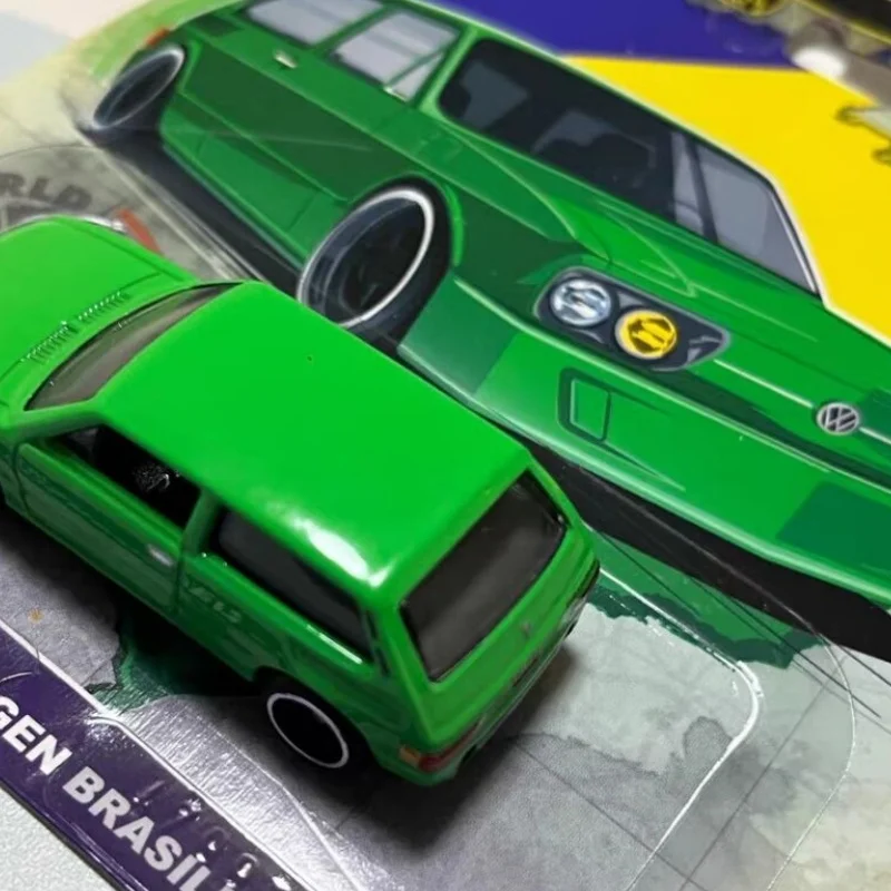 قسط ثقافة السيارة جولة حول العالم 1/64 دييكاست لعبة غولف هدية برازيليا S4 تحصيل نموذج ألفا لعبة السيارة تحصيل لعبة هدية #5