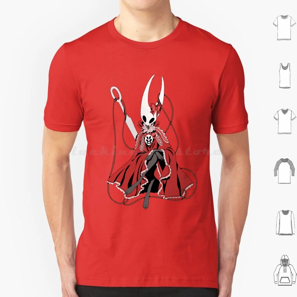 Proper Hornet T Shirt 6Xl Cotton Cool Tee Hornet Fan Art Hollow Knight Character Red