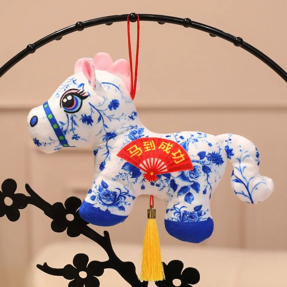 Многоцветный брелок с подвеской в виде лошади, реалистичный брелок в стиле каваи с изображением лошади, имитация мини-подруга, подарок