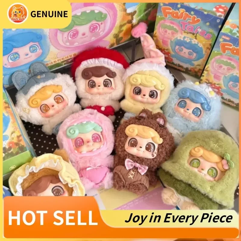 

Подлинный Q. Детская сказочная серия, плюшевая слепая коробка, модные игрушки, милые куклы, загадочная коробка, коллекционные фигурки, подарки на день рождения для детей