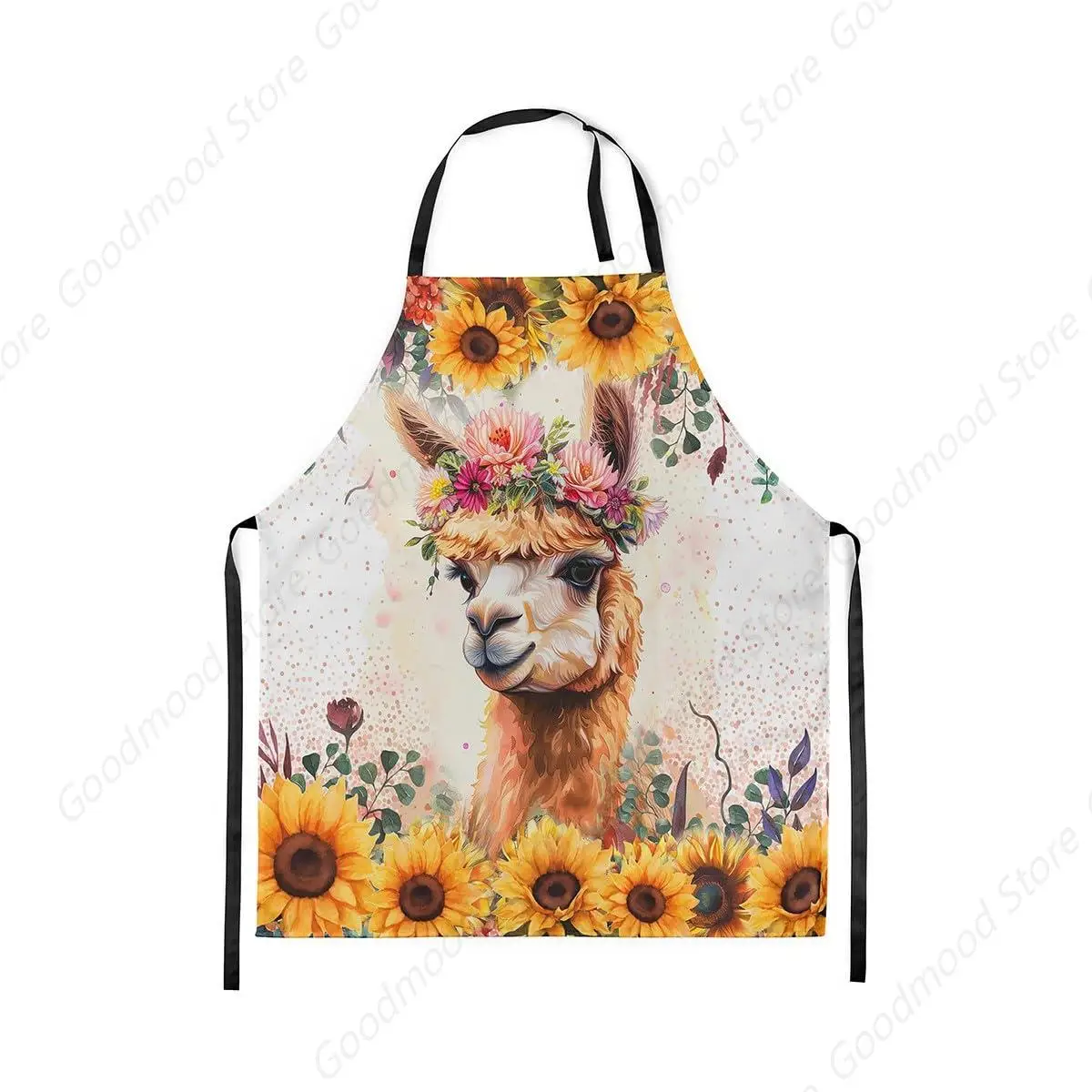 German Shepherd Apron Puppy Dog Aprons Police Dog Chef Apron Cute Animal Print Bib Apron Farmhouse Animal Kitchen Apron