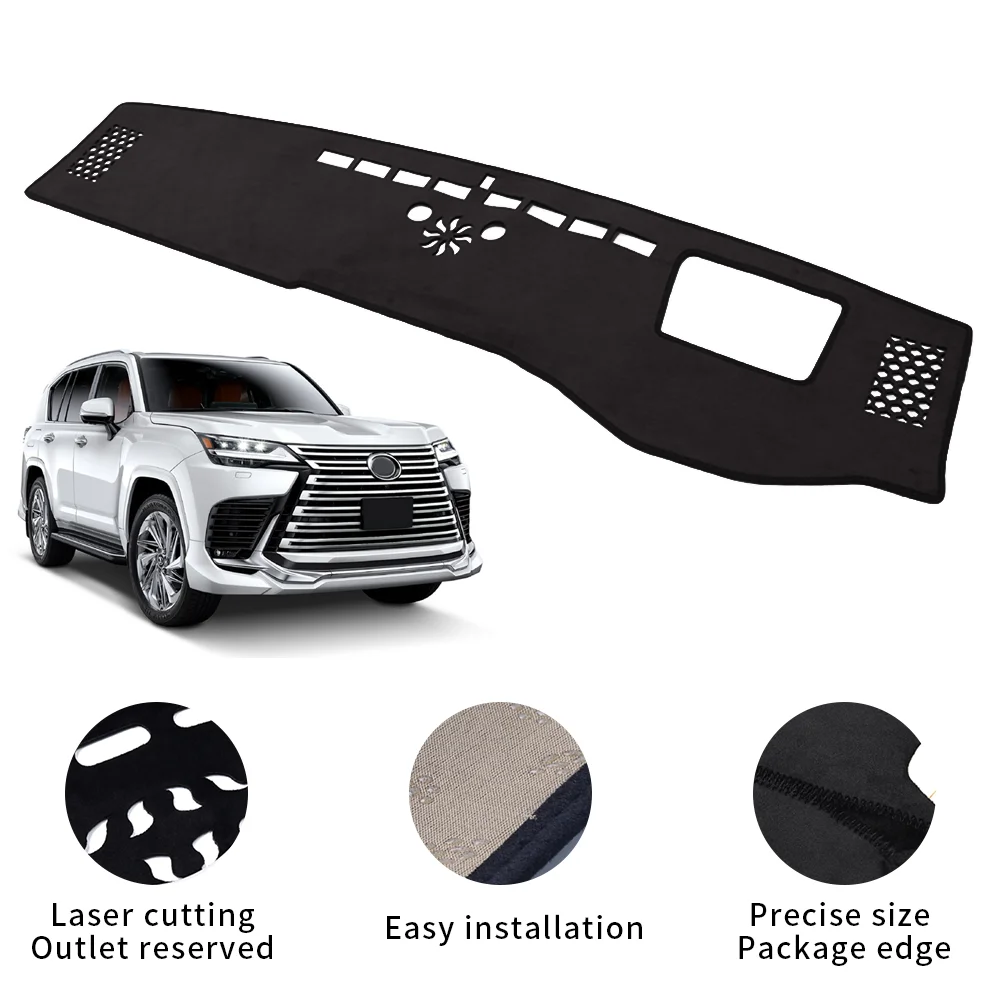 لكزس LX600 LX700h 2022 2023 2024 2025 LX 600 LX 700h لوحة سيارة حصيرة واقية السجاد داش الوسادة اكسسوارات Dashmat
