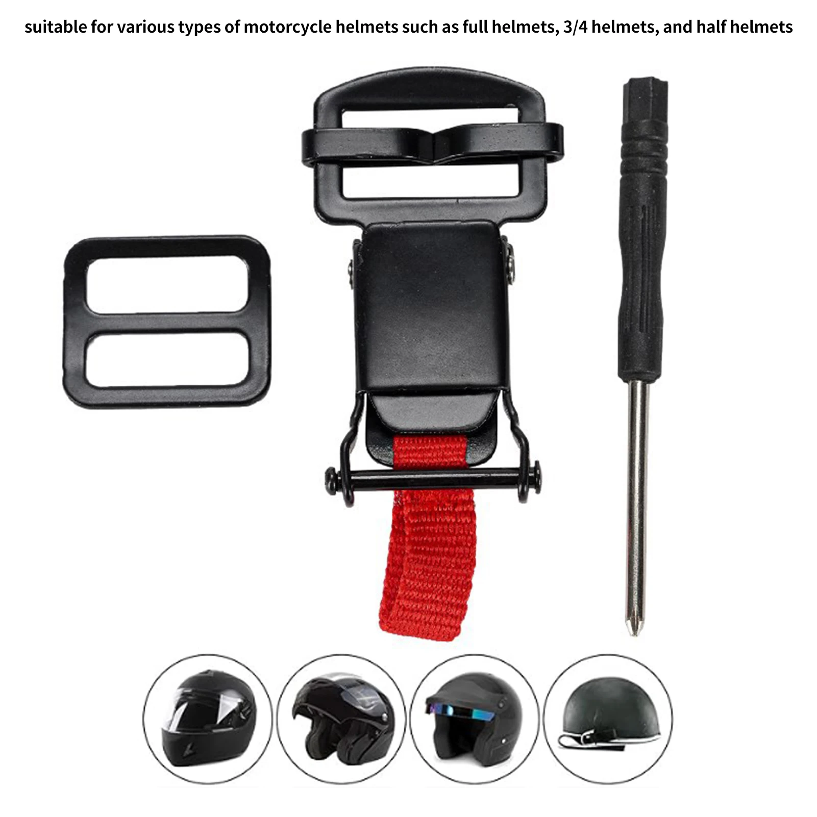 Helmet Quick Release Buckle Kits Motorcycle Helmet Release Buckle-EasyTo Fasten and Release, Suitable for Various Motorcycle Hel