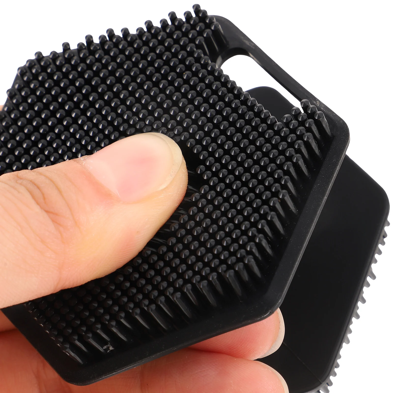 Silicone Facial Cleansing Brushes Face Washer Brush Soft Bristles Exfoliating Scrubber Blackhead Removal Double Sided Design