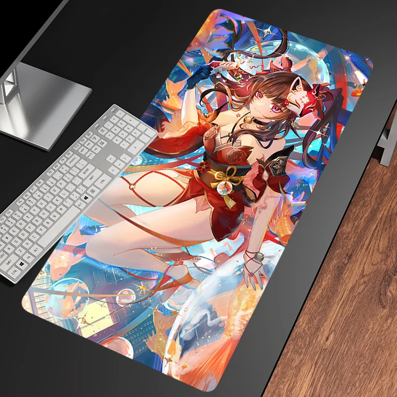 Mouse Pad Honkai: Star Rail Sparkle Non-Slip Rubber Edge locking mousepads Game player notebook computer Pad table mat PC carpet