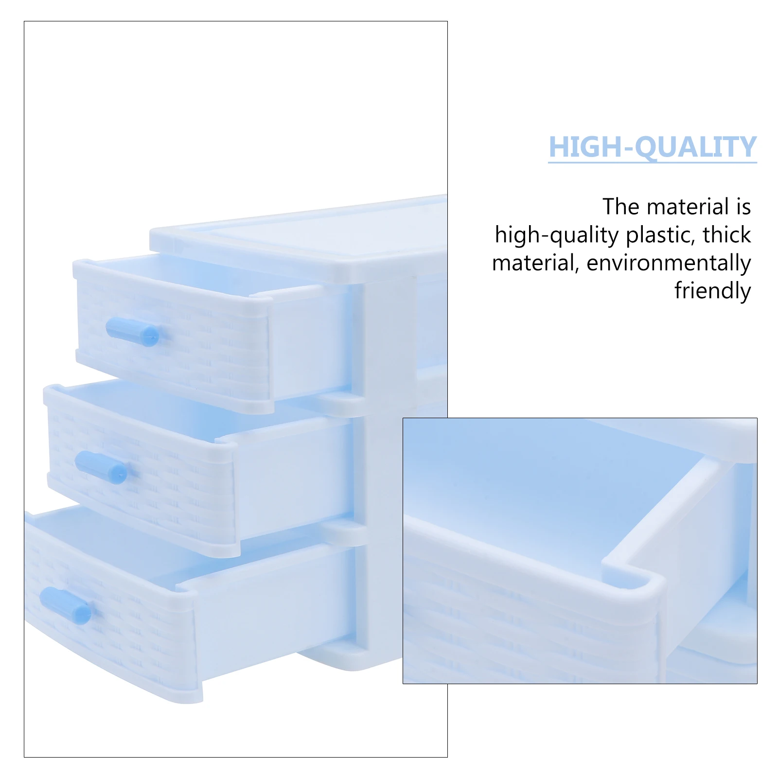 

1pc Drawer Type Storage Box Multi-Layer Plastic Cabinet For Makeup Organizer Storage Desktop Organizer Compact Sturdy