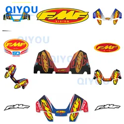 FMF Stickers Exterior Accessories 4T Motorcycle Exhaust Muffler Pipe Sticker for Motorbikes Off-road Vehicle Cars  PVC Decal