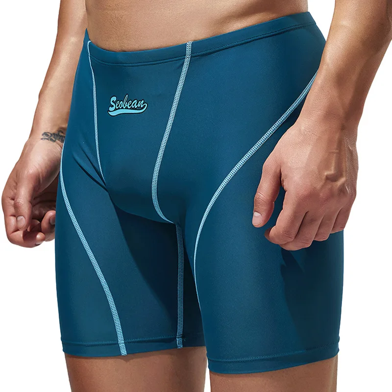 Fashion Design Summer Seobean Men's Multi color Swimming Pants Beach Three way Swimming Pants Trunks Underpants M-2XL