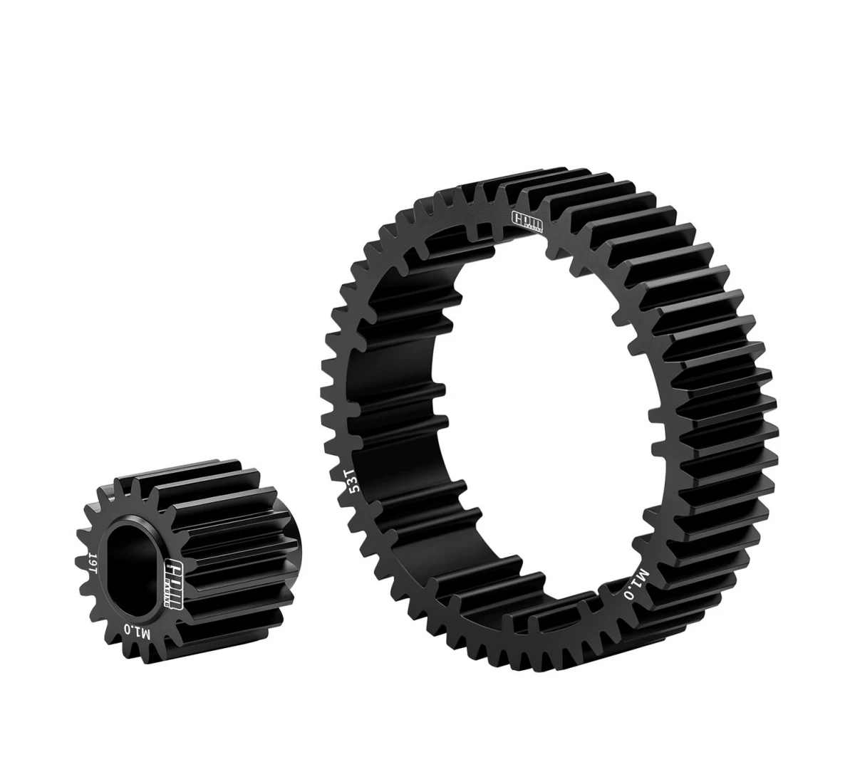 ARRMA 1/5 Kraton Outcast 8S Center Diff Hardened Steel Ring Pinion Gear Set 53T 19T 1.0 Module For 1/5 RC Monster Truck Parts