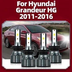 H7 LED 120W 6500K Headlight Super Bright Car Lights 20000LM 3570 CSP Chip Head Lamp 12V For Hyundai Grandeur HG 2011-2016