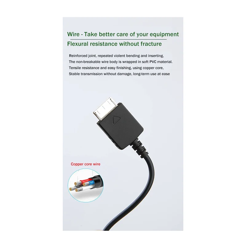 Эффективный USB-кабель WMC-NW20MU для Sony MP3 MP4 Walkman NW NWZ (1,25 м)