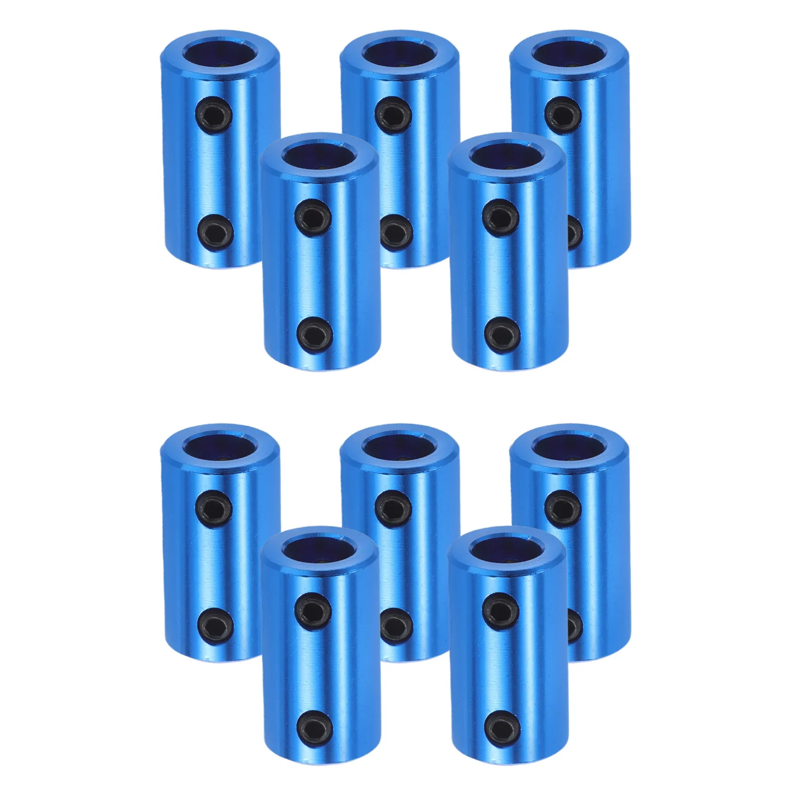 

10Pcs Aluminum Alloy Shaft Coupler Rigid Stepper Motor Connector for DIY 3D Printer Boat Airplane Clamping Encoder Coupling
