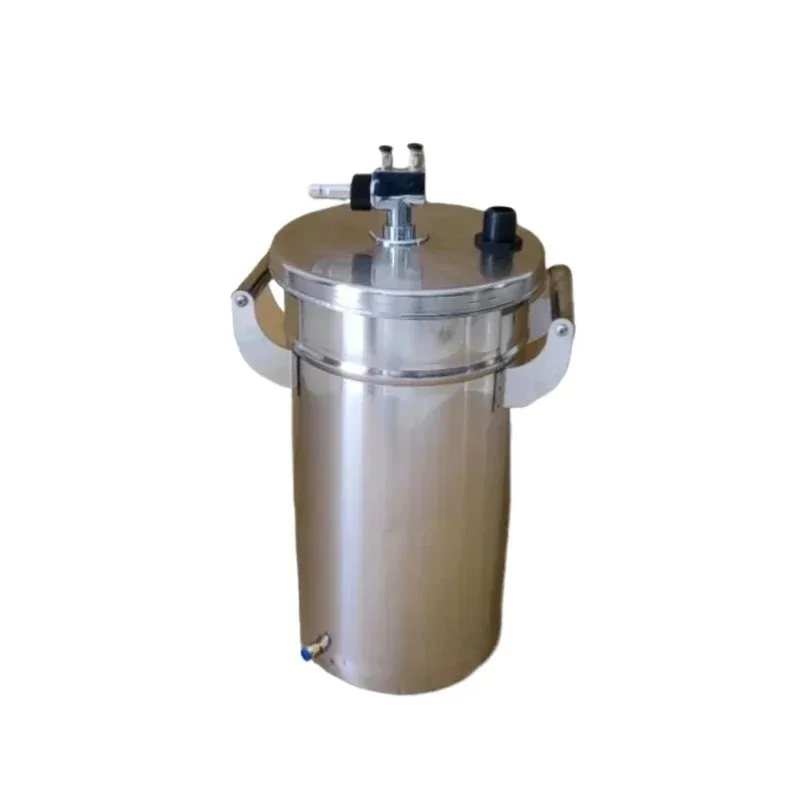 8L/10L/13L Fluidized Powder Hopper for Coating Machine Spraying Machine Stainless Steel Fluidized Powder Hopper Sprayer Bucket