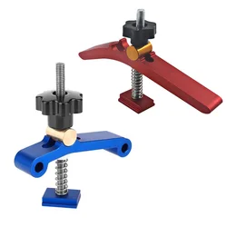 T-Track Hold Down Clamp T Track Clamps Aluminum Alloy T Slot Clamp Heavy Duty Quick Acting Hold Down Clamp for Woodworking