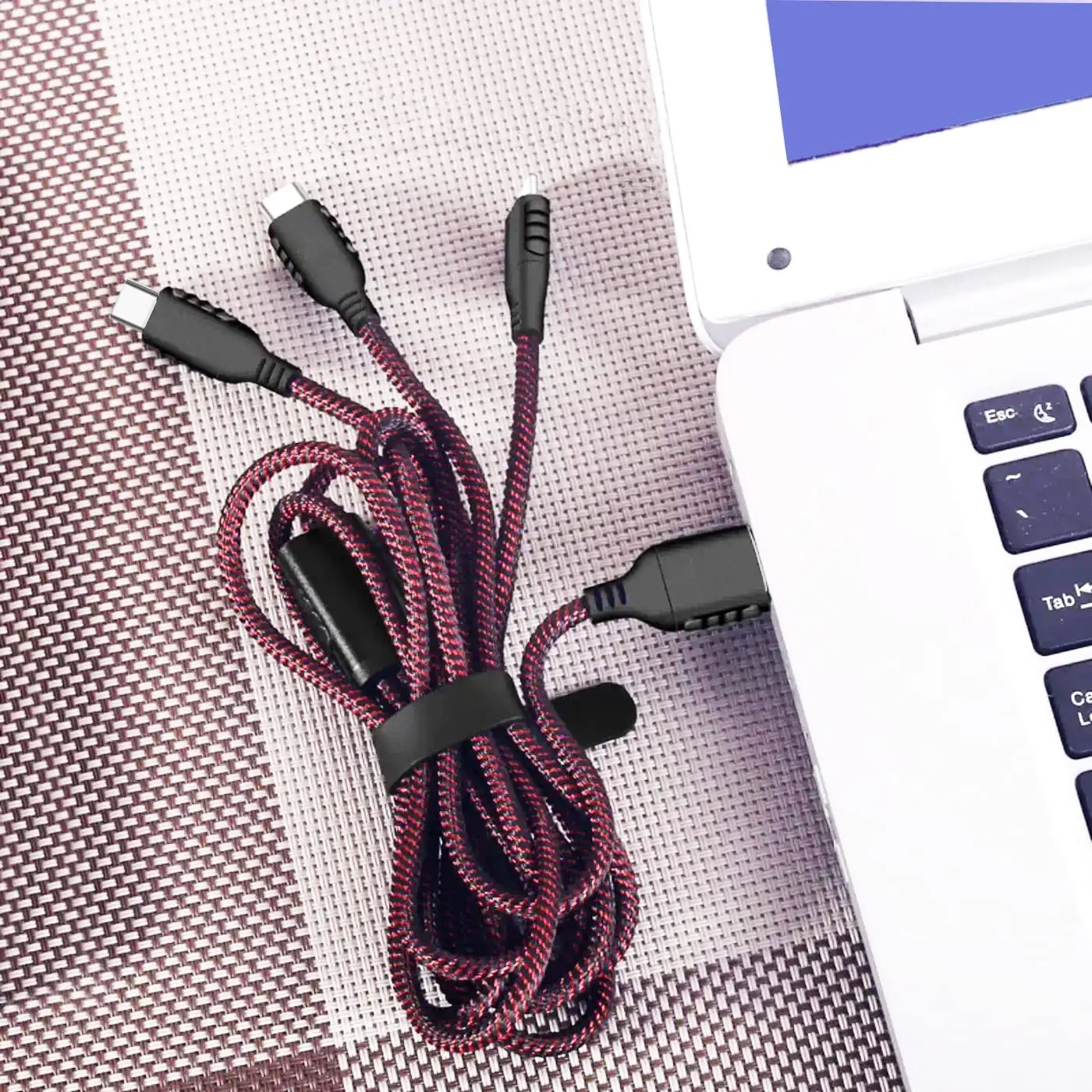 Зарядный кабель 3 в 1 с USB-портом типа C для аксессуаров для дрона DJI FPV, пульт дистанционного управления, контроллер движения, кабель питания для аккумулятора