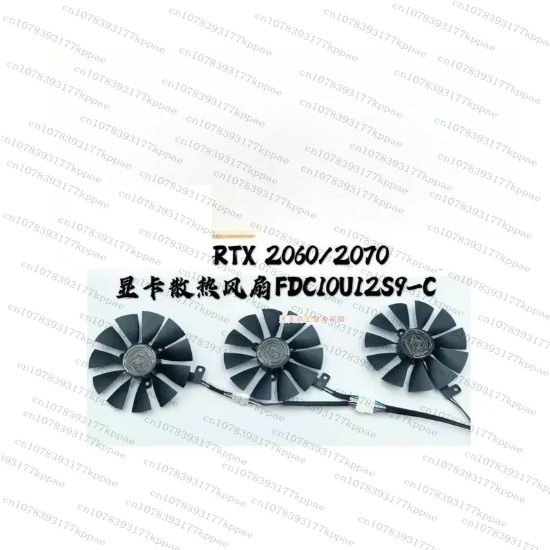 1pcs New Original for for asus RTX 2060 2070 Raptor Graphics Cooling Fan FDC10U12S9-C