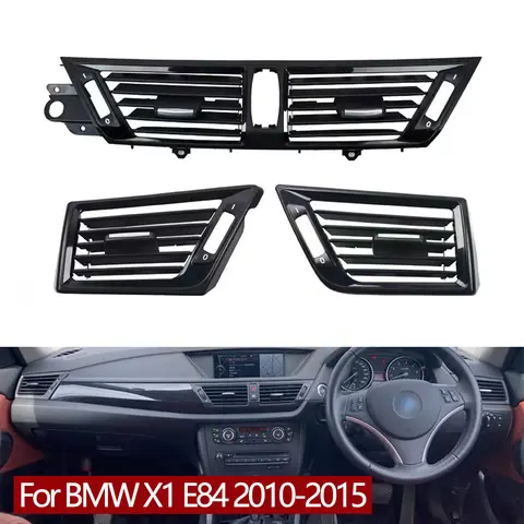 RHD Car Dashboard Air Conditioning AC Vent Grille Outlet Panel Replacement For BMW X1 E84 2010 2011 2012 2013 2014 2015 8 best sales bmw x1 air vent - №8